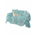 thumbnail image 2 of Teal Coral Coastal Couch Cover for Dogs, Ocean Nautical Seaside Beach Washable Sofa Covers Slipcover for Pets Dogs Futon Cover, Couch Recliner Covers, Oversized Chair Slipcover 71"x91", 2 of 9