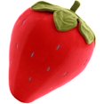 thumbnail image 3 of Almohada de peluche de fresa roja, juguete de fruta suave de 40 cm, lindo muñeco de peluche de fresa para niños y decoración del hogar., 3 of 7