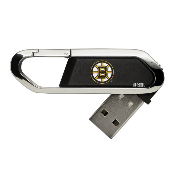 Boston Bruins Ice Flood Clip 64GB USB Flash Drive