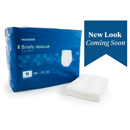 - McKesson Super Plus Adult Diaper Brief M Contoured BRCLMD 96/Case