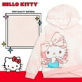 thumbnail image 3 of Hello Kitty French Terry Pullover Crossover Hoodie Tie Dye Toddler to Big Kid, 3 of 5
