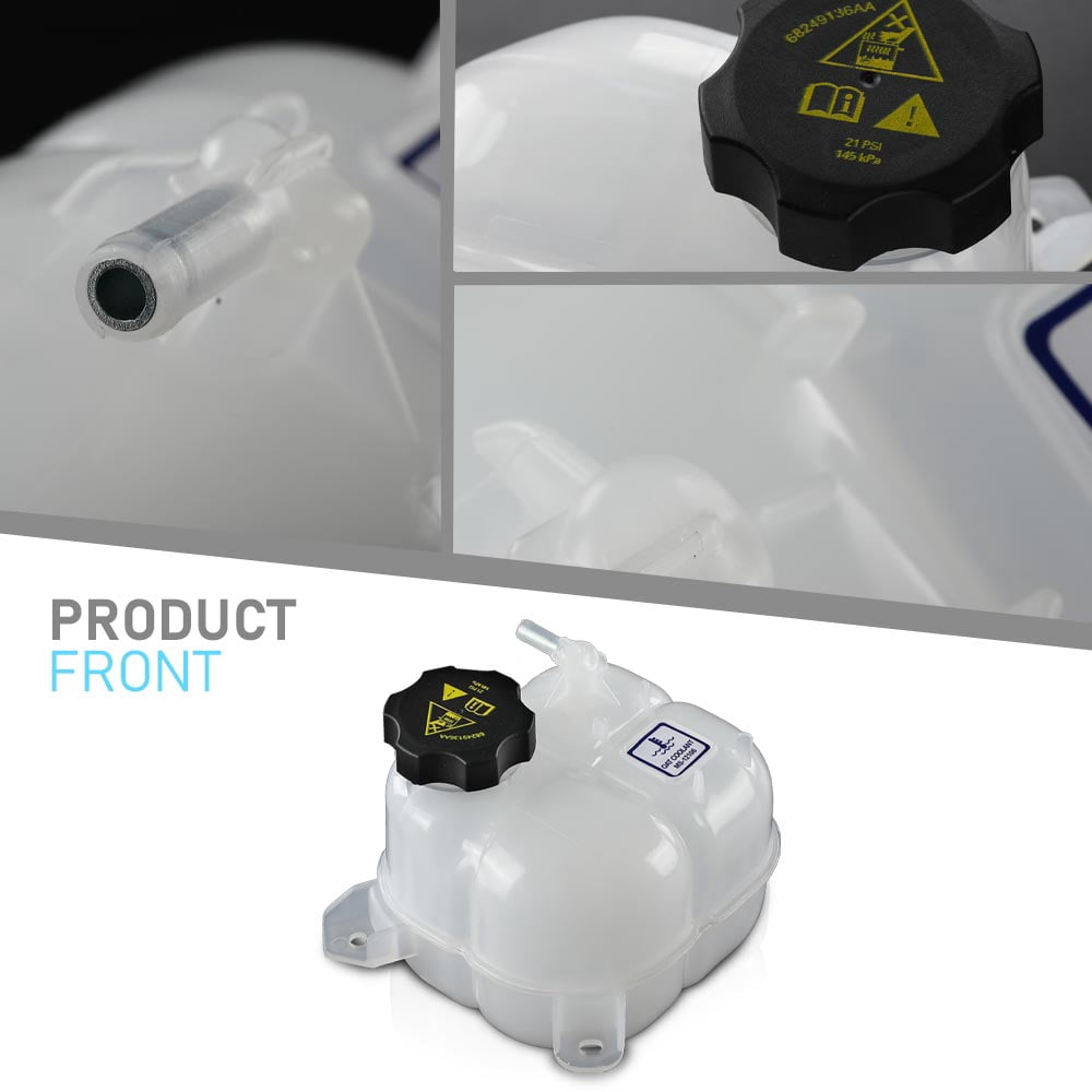 Coolant Reservoir Radiator Expansion Tank Fit For 2015-2017 Jeep Cherokee / Chrysler 200