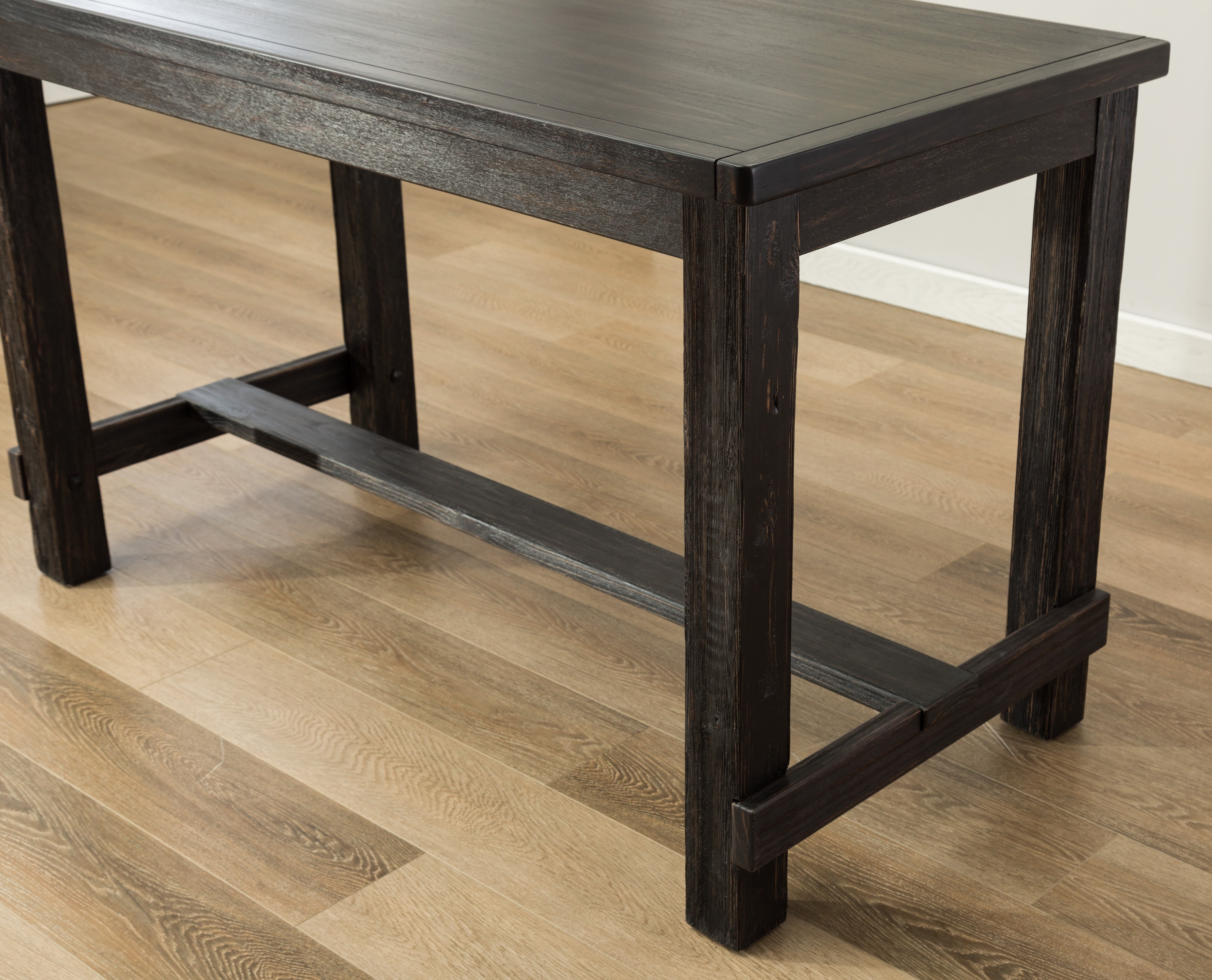 DeeHome Lotusville Antique Black Finish Rectangular Wood DeeHome Lotusville Antique Black Finish Rectangular Wood