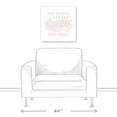 thumbnail image 3 of Creative Products She Leaves A Little Light 20x20 Canvas Wall Art, 3 of 5