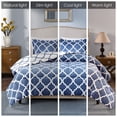 thumbnail image 5 of Comfort Classics Alston Reversible Plush Comforter Mini Set, Full/Queen, Navy, 5 of 5