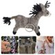 thumbnail image 2 of Llavero de fieltro de lana de burro, colgante de animal de peluche suave con anilla para colgar, 2 of 8