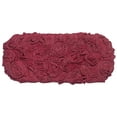 thumbnail image 2 of Home Weavers Bell Flower Collection 100% Cotton Tufted Bath Rugs, Extra Soft and Absorbent Bath Rugs, Non-Slip Bath Mats, Machine Washable, Bath Mats for Bathroom Floor, 10"x22" Tank Lid Cover, Red, 2 of 7