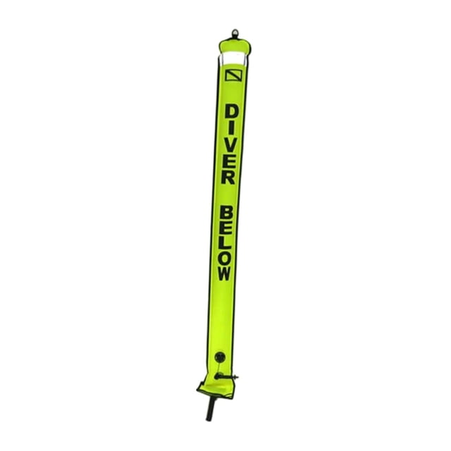 Marcador de superficie de buceo Boya flota de boya inflable para snorkel 180cmx15cm