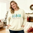 thumbnail image 4 of MOUSYA Plus Size Merry Christmas Sweatshirt for Women Fall Crewneck Sweatshirt with Pocket Funny Christmas Tree Xmas Cute Graphic Long Sleeve Shirt Holiday Tee Tops,3X, 4 of 13