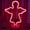 Red, variant on LINLIN Neon Sign Lights, Angel Neon Sign LED Neon Light Night Lamp USB Battery Powered Led Neon Light Sign Bedroom Wall Decor