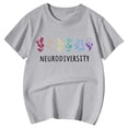 thumbnail image 2 of Miaoju Galaxy Shirt Kids Crewneck Letter Graphic Printed Short Sleeve T Shirt Comfy Tee Shirt T-Shirts Toddler To Big Kid, 2 of 3