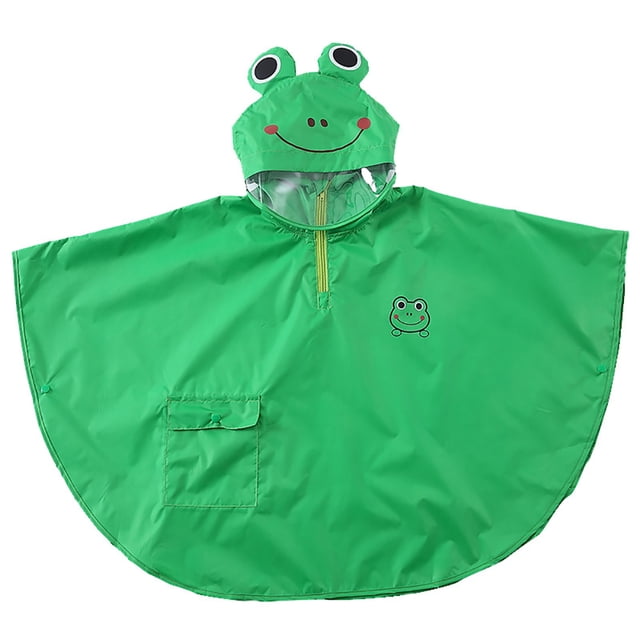 Poncho de lluvia para niños, capa de lluvia para niñas y niños, 100% impermeable, portátil, plegable, poncho de lluvia para niños, bicicleta con bolsa de almacenamiento, chaqueta de lluvia