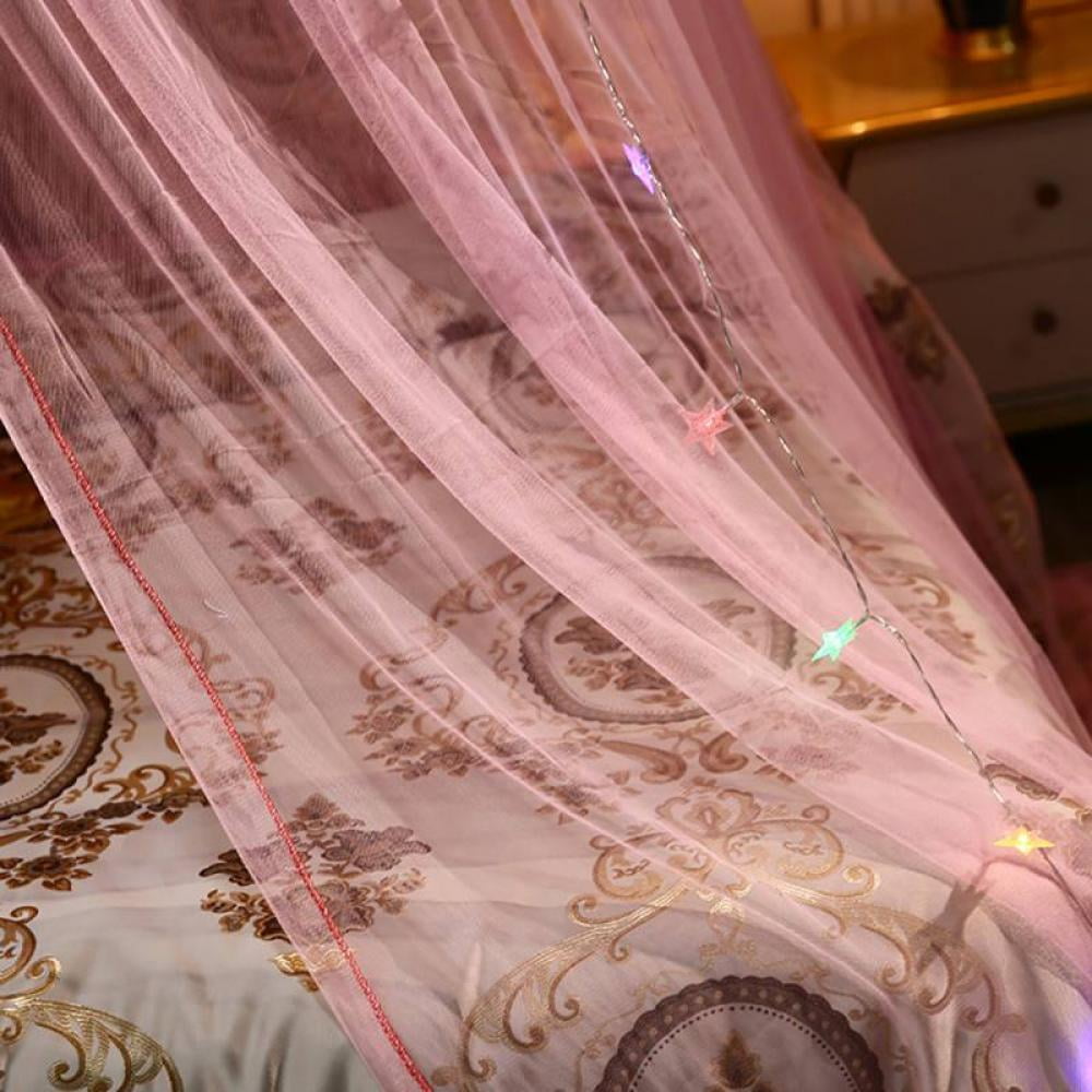 Mesh Hung Dome Mosquito Net Bed Canopy Princess Dreamy Bed Tents Fits