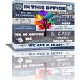 thumbnail image 1 of Inspirational Wall Art For Office Motivational Canvas Decor Teamwork Theme We Are A Team Poster Quotes Office Wall Decor Rustic Canvas Print Framed For Office Positive Quotes Gifts 16x12 Inch\u2026, 1 of 5