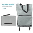 thumbnail image 2 of Sac Chariot Pliable Chariot de Magasinage Pliable Sac de Magasinage Pliant avec Roues, 2 of 8