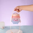 thumbnail image 2 of Injueey Botella de agua con correa, pajita, taza para beber en la escuela, tetera de plástico de gran capacidad para niños, Fitness, Cocina y Comedor Rosa Azul/1L, 2 of 6