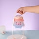 thumbnail image 3 of Kearding Botella de agua con correa de pajita para deportes al aire libre, taza para beber, para viajes de verano, tetera de plástico de gran capacidad Cocina y Comedor Rosa Azul/1L Kearding HA067729-01, 3 of 6