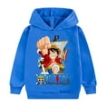 thumbnail image 2 of ONE PIECE cartoon print hoodie for older children B905, 2 of 6