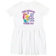 thumbnail image 3 of Inktastic This Mermaid is 4 Years Old Girls Toddler Dress, 3 of 5