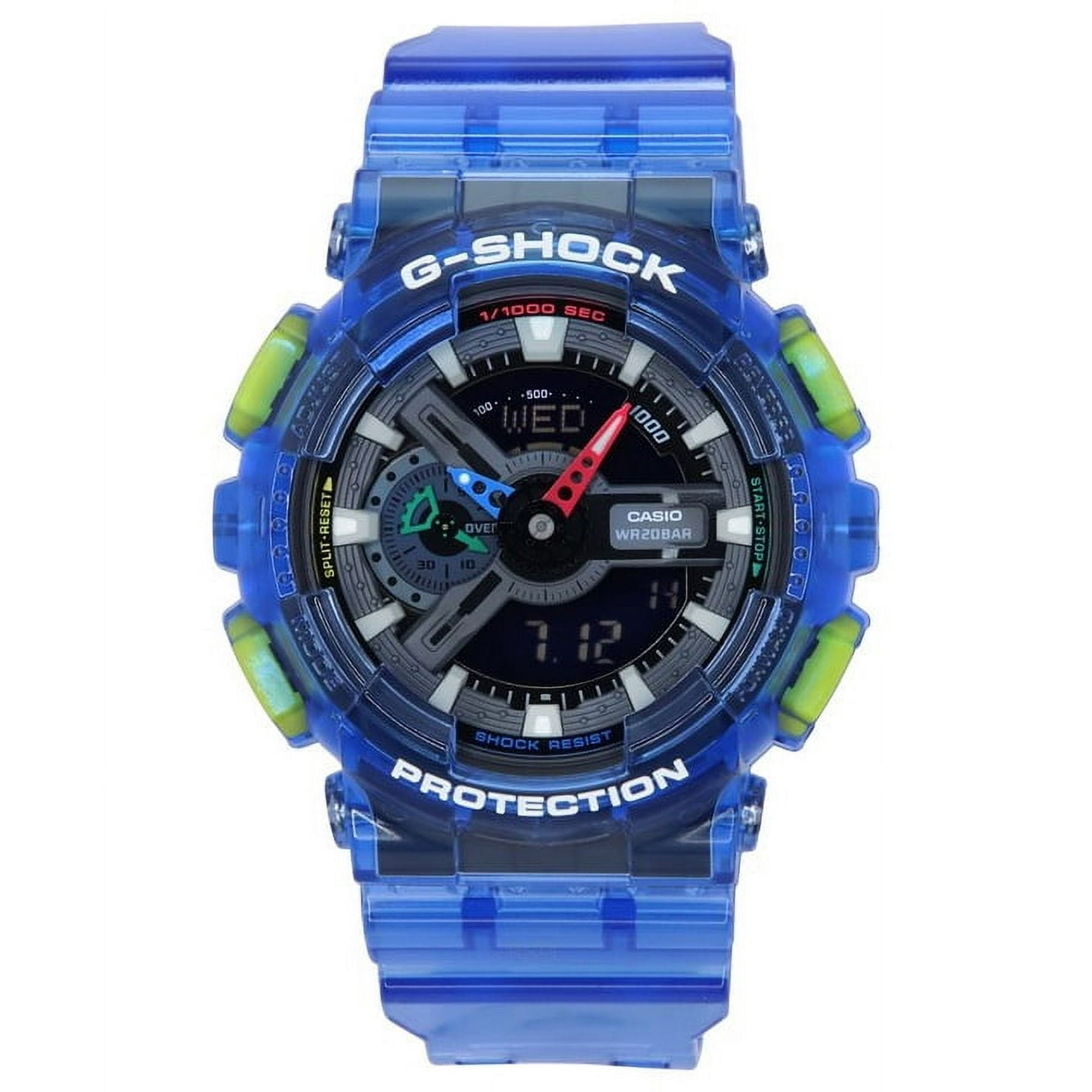Casio G Shock Analog Digital Joy Topia Series Translucent Quartz GA 110JT 2A 200M Men s Watch Walmart