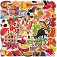 thumbnail image 1 of Pegatinas de vinilo de estilo español con graffitis impermeables (50 unidades), 1 of 4