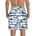 thumbnail image 3 of Naloa Retro Coconut Tree Men's Beach Shorts, Surfing shorts, Swim trunks, Quick Dry Swim Trunks for Surfing Beach Fun - XX-Large, 3 of 9