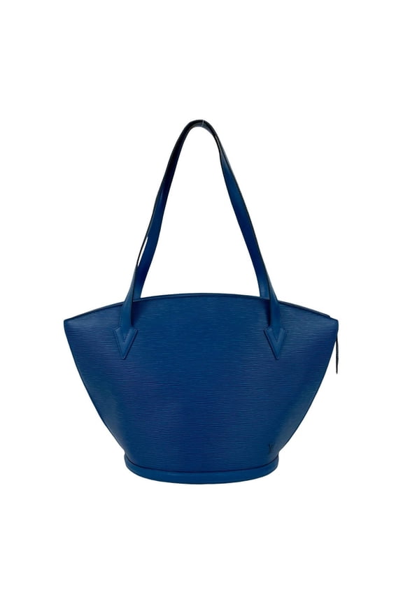 Pre-Owned LOUIS VUITTON Saint-Jacques Shopping Epi Leather Tote Bag in Toledo Blue 80165