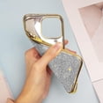 thumbnail image 2 of Compatible with iPhone 15 Pro Max Bling Diamond Case Glitter for Women 3D Rhinestone Crystal Shiny Sparkly Protective Cover with Electroplate Plating Bumper Luxury Fashion Case Gold, 2 of 15