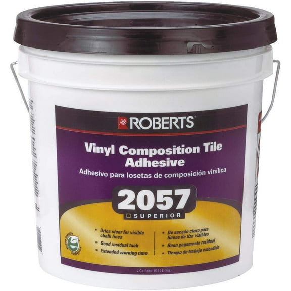 Roberts 2057-4 Clear Th in Spread Floor Tile Adhesive