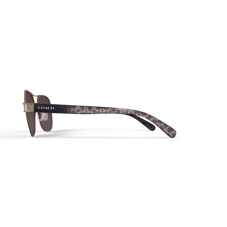 COACH HC7116-9005T5-57 Sunglasses Size 57mm 140mm 17mm gold  display picture 2
