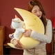 thumbnail image 4 of Almohada de peluche con forma de unicornio y luna, HUOGUO, 24 pulgadas, para niños y novias, 4 of 4
