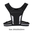 thumbnail image 3 of Mochila Reflectante Kuymtek para Correr Hidratación Malla Fitness Negro, 3 of 9