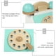 thumbnail image 5 of Teléfono de juguete de madera para niños, simulación de electrodomésticos., 5 of 8