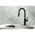 thumbnail image 2 of Gourmetier LS2720DKL Kaiser Single-Handle Pull-Down Kitchen Faucet, Matte Black, 2 of 9