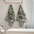 thumbnail image 4 of Anchor Camouflage Emblem Hand Towels 2 PCS, Summer Kitchen Towel Ultra Soft and Highly Absorbent,Decorative Fingertip Face Towel for Bathroom Hotel, 28.3"x14.4", 4 of 5