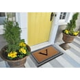 thumbnail image 5 of A1HC First Impression Rubber and Coir Albena 24" X 36" Bronze Finished Heavy Duty Monogrammed Doormat, 5 of 8