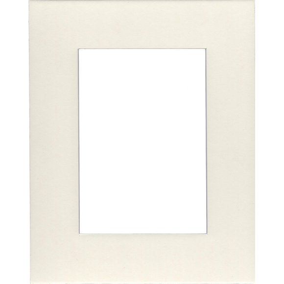 Pack of 5 18x24 Cream Picture Mats Mattes Matting with White Core Bevel Cut for 13x19 Pictures