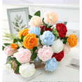 thumbnail image 5 of Xiao Hua flores artificiales de peonía, flores falsas, flores artificiales para decoración de bodas, 5 of 5