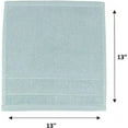thumbnail image 2 of Kaufman - Premium Washcloth Set of 72 (13x13 Inches) 100% Cotton Ring Spun, Highly Absorbent, Durable and Ultra Soft Feel Wash Cloths Essential for Bathroom, Spa, Gym, and Face Towel (72PK), 2 of 3