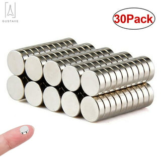 20 PCS Strong Neodymium Disc Magnets - Powerful N45 Permanent Rare Earth  Magnets Small Round Magnets for Fridge Whiteboard DIY Scientific Craft  Office