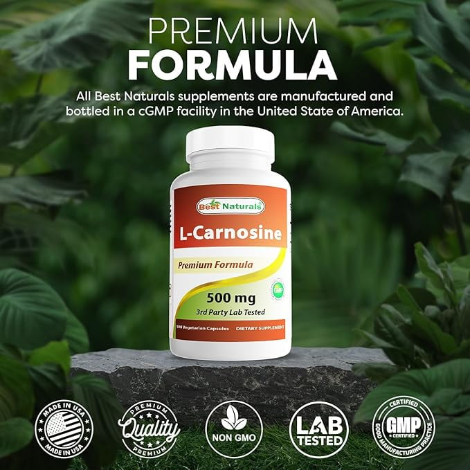 l carnosine l carnitine for sale Best Naturals L-Carnosine 500 mg, Antioxidant & Anti-Aging Support, 100 Vegetarian Capsules dietary supplements should not L-Carnitina de Shelo Nabel Eye cream for refreshing tired eyes Material:Gold