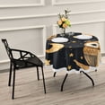 thumbnail image 2 of YAZAOO Round Tablecloth Owl Pattern Pattern Tableclothes, 2 of 8