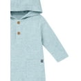thumbnail image 3 of Modern Moments by Gerber Baby Boy Hacci Hooded Long Sleeve Romper, Sizes 0/3 Months - 24 Months, 3 of 7