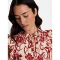 thumbnail image 5 of Time and Tru Women's and Women's Plus Cotton Mini Dress with Flutter Sleeves, Sizes XS-4X, 5 of 6