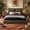 Black,Green, variant on Upholstered Bed Frame, a Low Cloud-Style Bed Frame with Double-Layered Upholstered Headboard, 360° Soft Foam Edging, Metal Base, Easy to Assemble, Queen Size, White