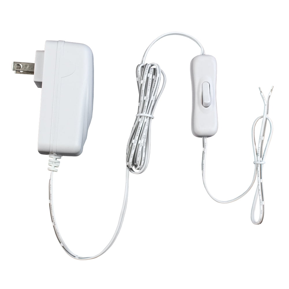 12Volt, 18W AC Wall Plug Adapter with Switch