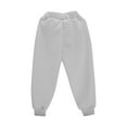 thumbnail image 6 of Eltusu Girls Outfit Sets, Long Sleeve Elastic Bottom Zipper Sweatshirts&Sweatpants Sets Gray Size 13-14 T, 6 of 8