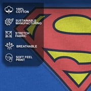 Mens Superman Logo Classic Graphic Tee Royal Blue Medium