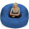 thumbnail image 5 of Chill Sack Bean Bag Chair, Memory Foam with Microsuede Cover, Kids, Adults, 6 ft, Royal Blue, 5 of 9