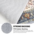 thumbnail image 4 of GLATTICE Runner Rug 2x8 Ivory Blue Vintage Floral Rug Boho Rug Runner Non-Slip Washable Kitchen Runner Soft Printed Retro Flower Carpet Runner for Bedroom Laundry Entryway, 4 of 8